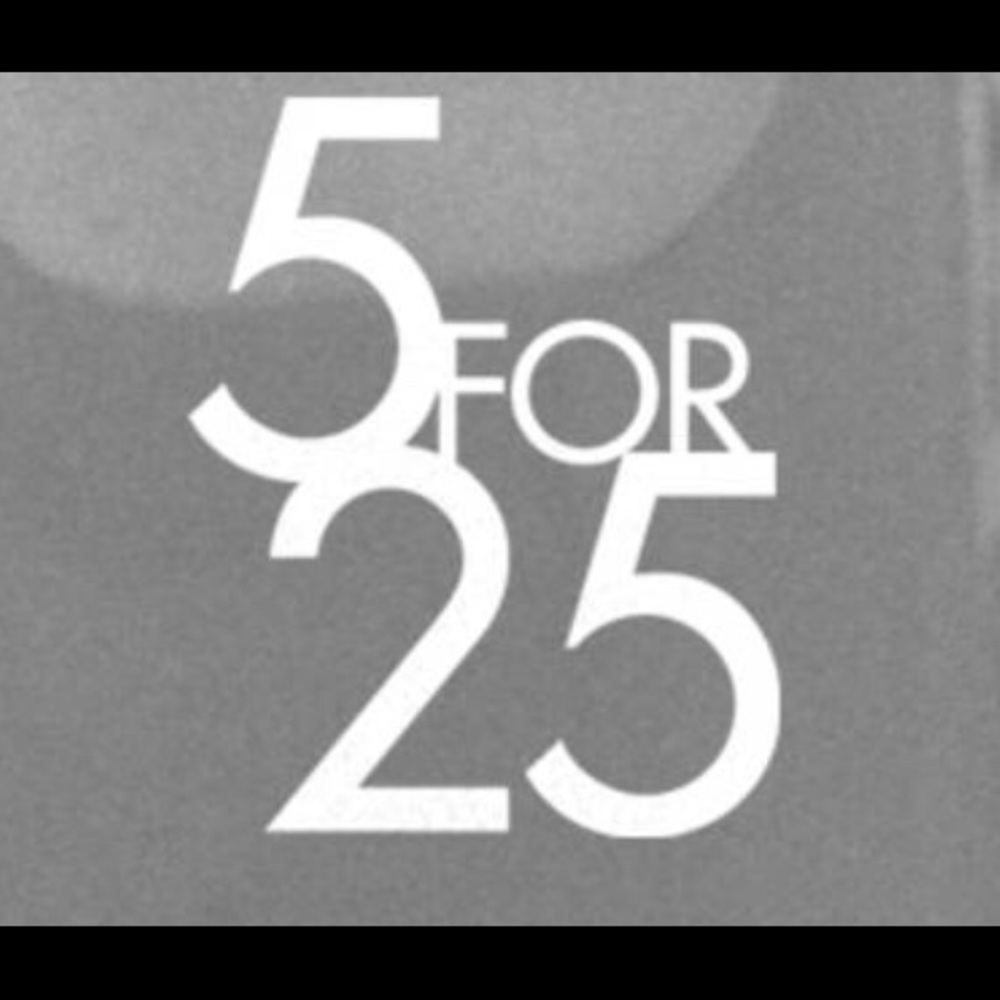 Bundle any 5 items for $25